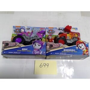 Paw Patrol Rescue Wheels Roxi and Marshall Toy Vehicles Set Unisex Purple NEW